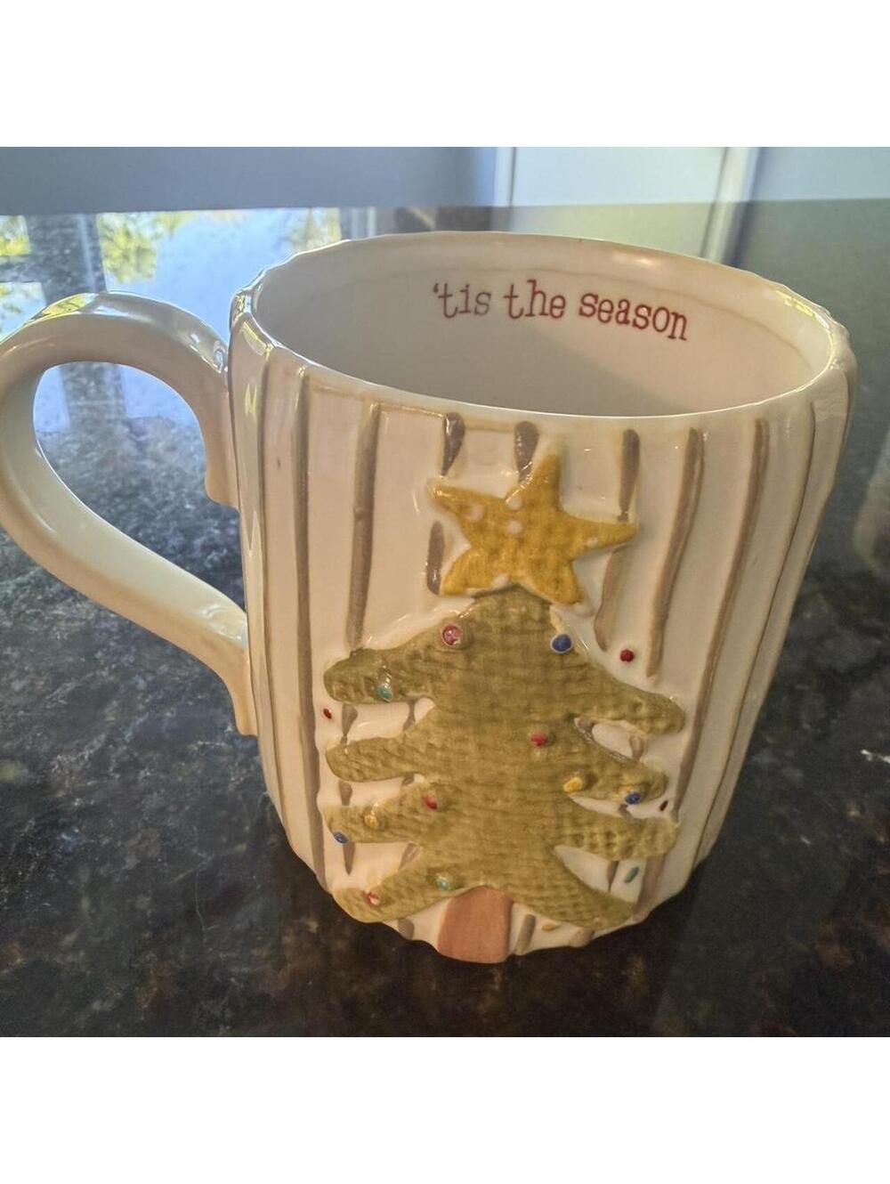 Mud Pie Holiday Christmas Tree Mug